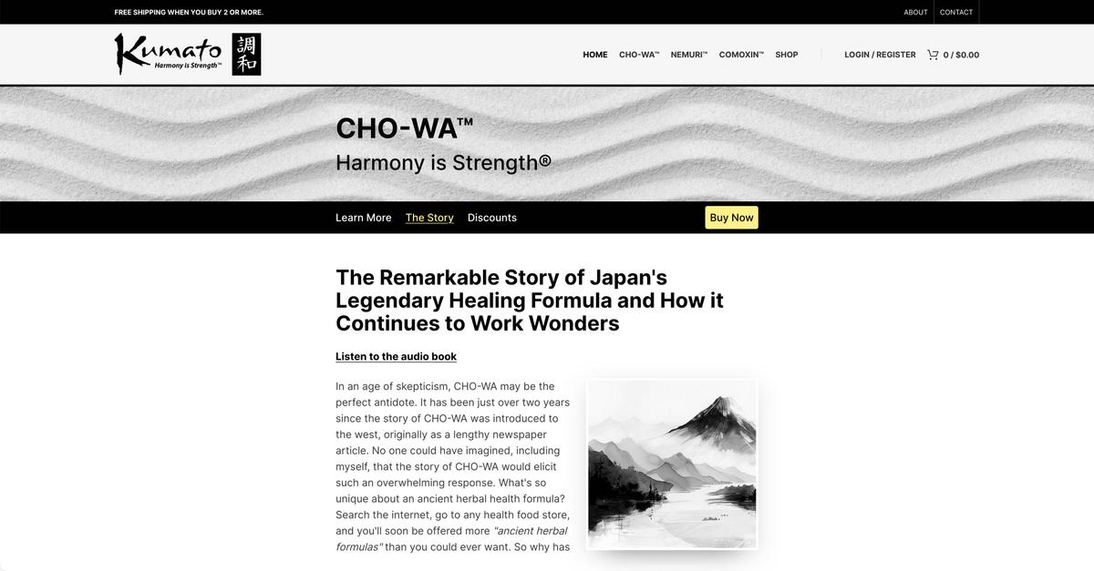 The story of Cho-Wa™